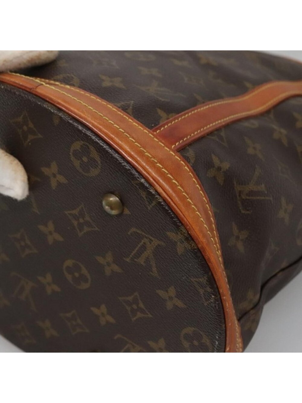 Authentic LOUIS VUITTON Monogram Bucket GM Shoulder Bag M42236 LV - Picture 7 of 16